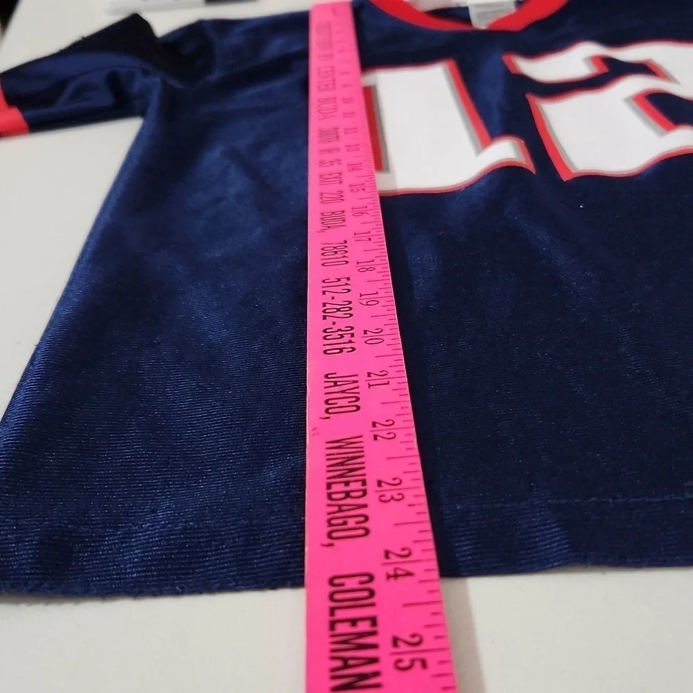 NFL Jersey Team Apparel New England Patriots Tom Brady Youth XL #12 HAS FLAWS